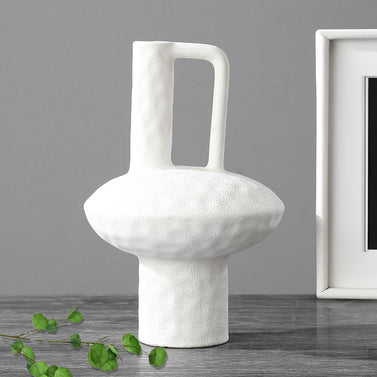 20x30cm Ornament Contemporary White Ceramic Vase