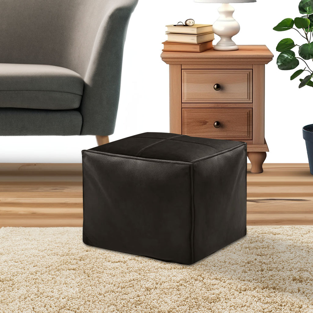 SOGA 40cm Pier Leather Pillow with EPP Insert, Home Decor