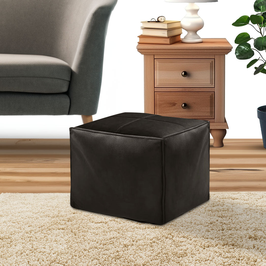 SOGA 40cm Pier Leather Pillow with EPP Insert, Home Decor