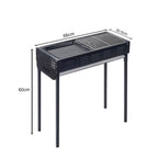 66cm Portable Folding Thick Box-Type Charcoal Grill