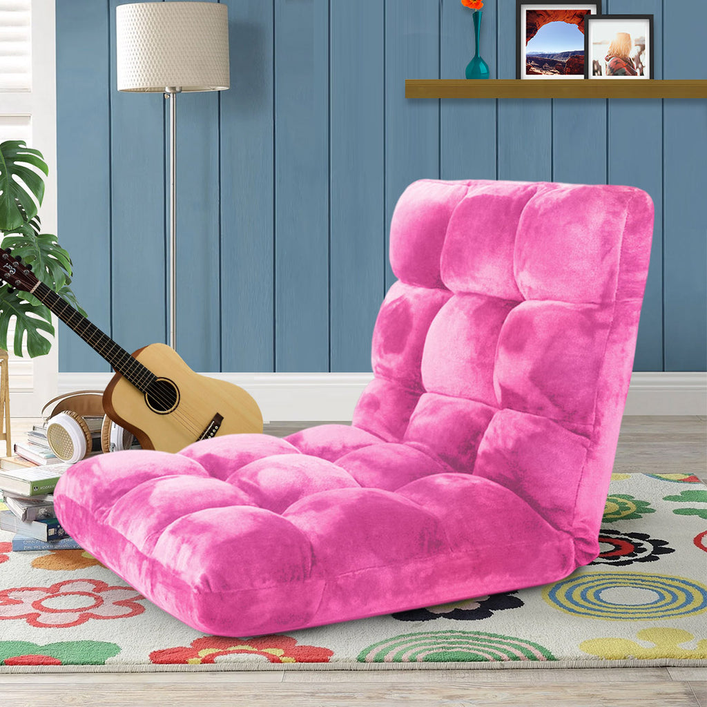Recliner Lounge Sofa Cushion Light Pink