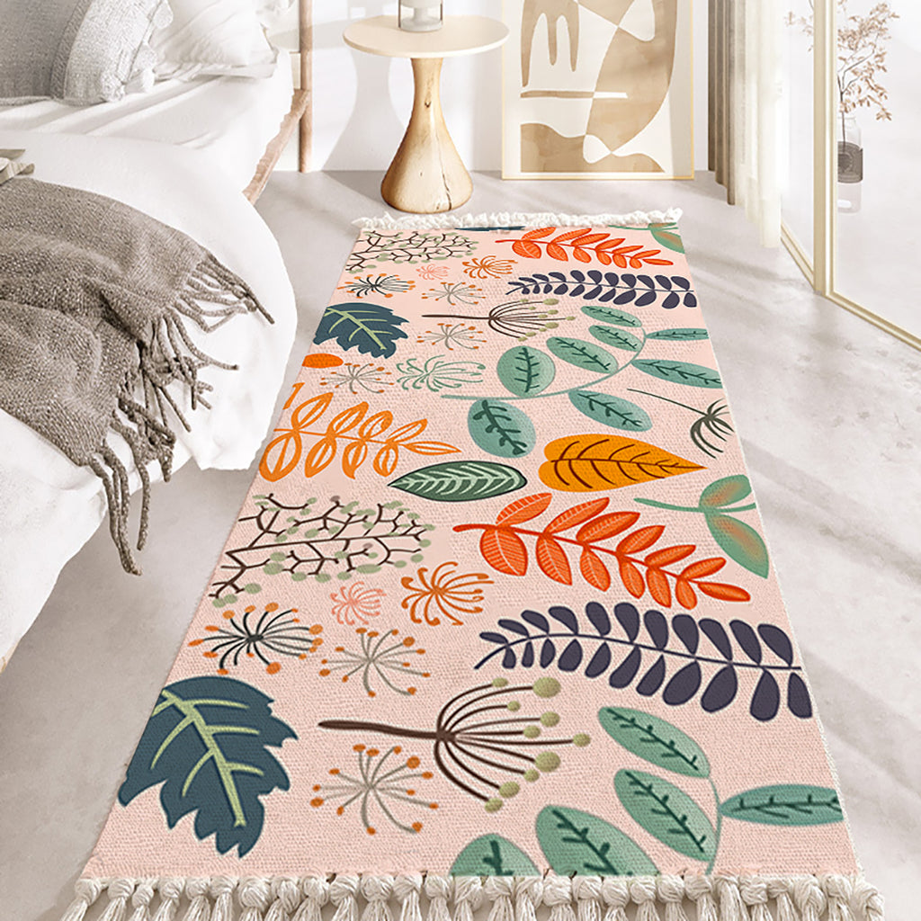 SOGA 90cm Soft cotton woven handmade Area rugs for living room bedroom Home Decor