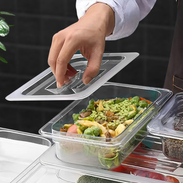 Clear 1/3 GN Lid Food Tray Cover