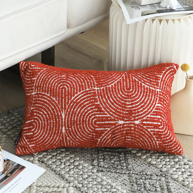 35cm Throw Pillow Burgundy Cinnabar Perfect Burnt