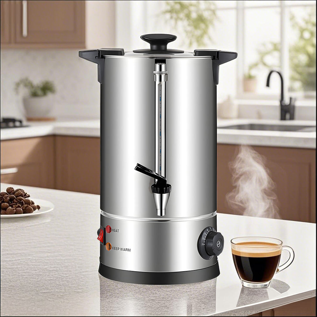 SOGA Electric Water Boiler – 8L Stainless Steel Hot Water Urn