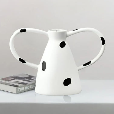 23.5x11cm Ornament Vase with Polka Dot