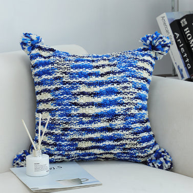 45cm Throw Pillow Deep Sea Blue Gradient