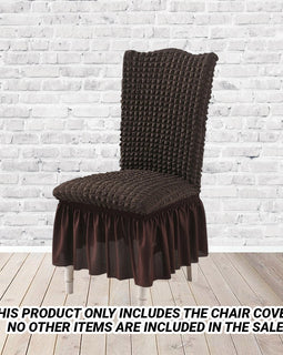 Coffee Chair Cover Seat Protector with Ruffle Skirt