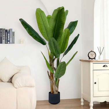 SOGA 220cm Banna Plant Bird of Paradise Tree Artificial Plant Home Accent Decor