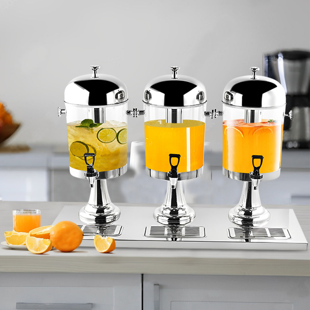 Triple Head 24L Stainless Steel Dispenser