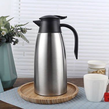 SOGA 2.0L Silver Color 3-Layer Stainless Steel Vacuum Durable Thermal Flask