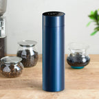 500ML Smart Thermometer Bottle Vacuum Flask Blue