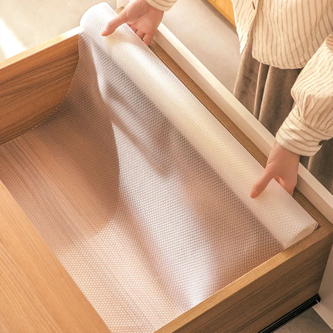 50x500cm Transparent Kitchen Drawer Cabinet Liner Non Slip Mat