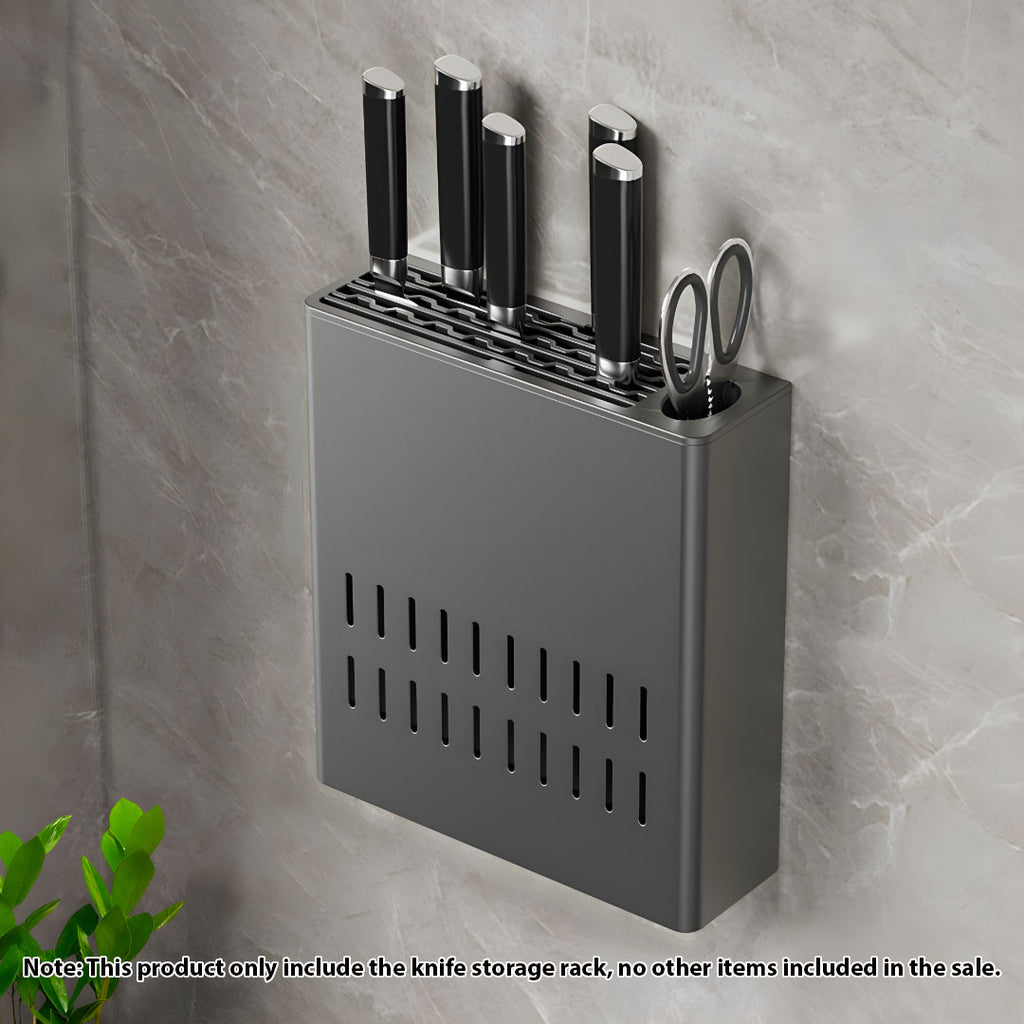 Wall Mounted Kitchen Knife Storage Rack