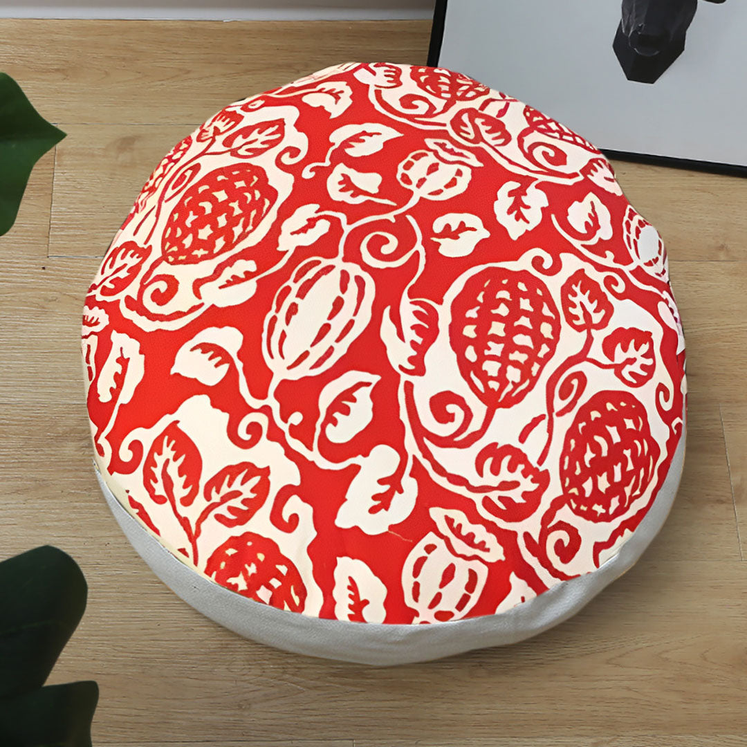 45cm Red Premium Polyester Cotton Cushion with EPP Particle