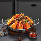 28cm Dry Pot with Natural Color 201 Material from Stainless Steel Kitchen Essentials
