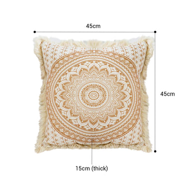 SOGA 50cm Pillow Cover Moon Decor Cotton Decorative Throw Pillow