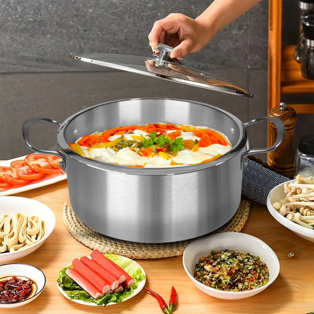 32cm Stainless Steel Casserole