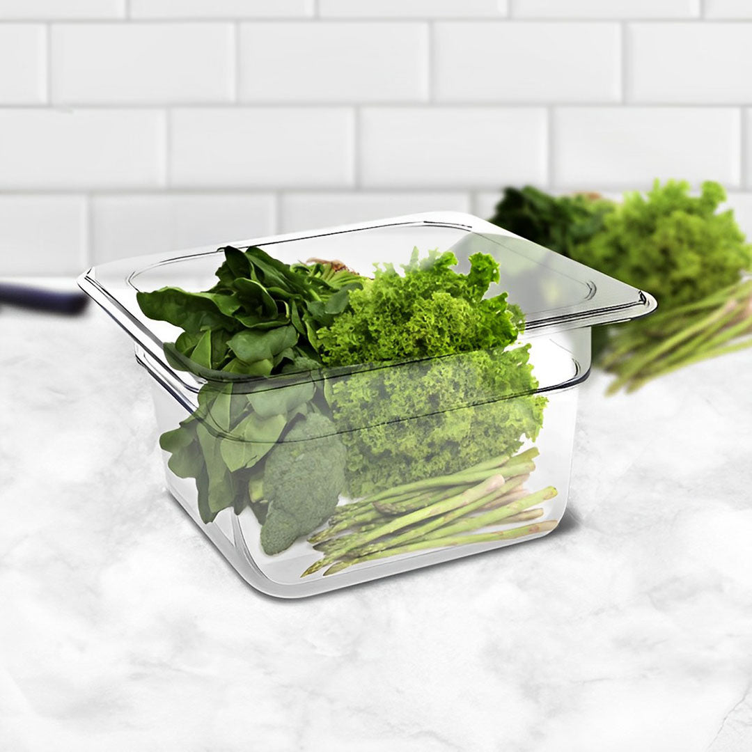 150mm Clear GN Pan 1/6 Food Tray