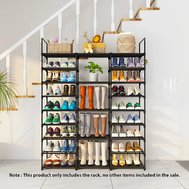 21-Shelf Tier Shoe Storage with Handle