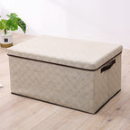 Large Beige Non-Woven Diamond Quilt Grid
