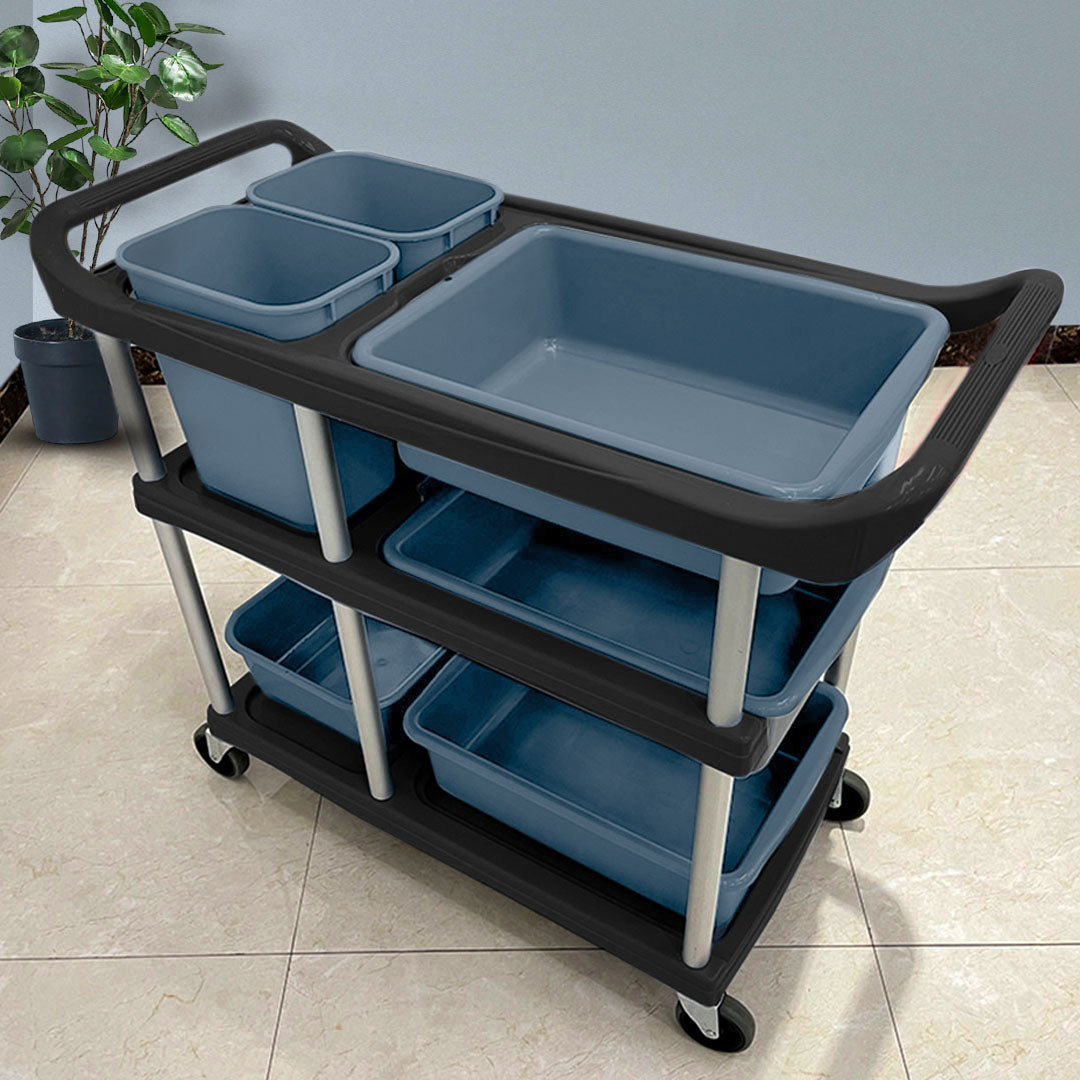3 Tier Commercial Food Trolley Cart