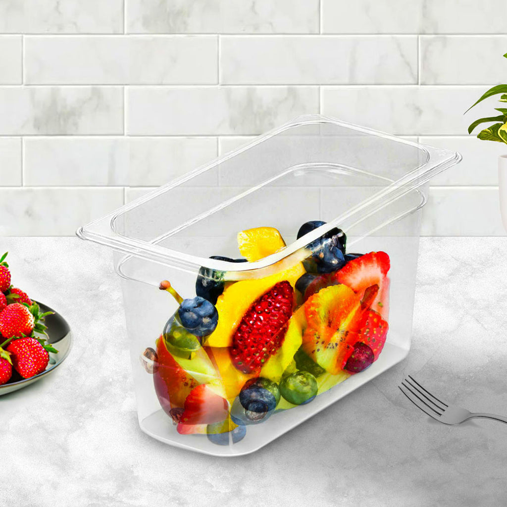 200mm Clear GN Pan 1/3 Food Tray
