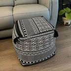 42cm Black Premium Polyester Cotton Cushion with EPP Particle