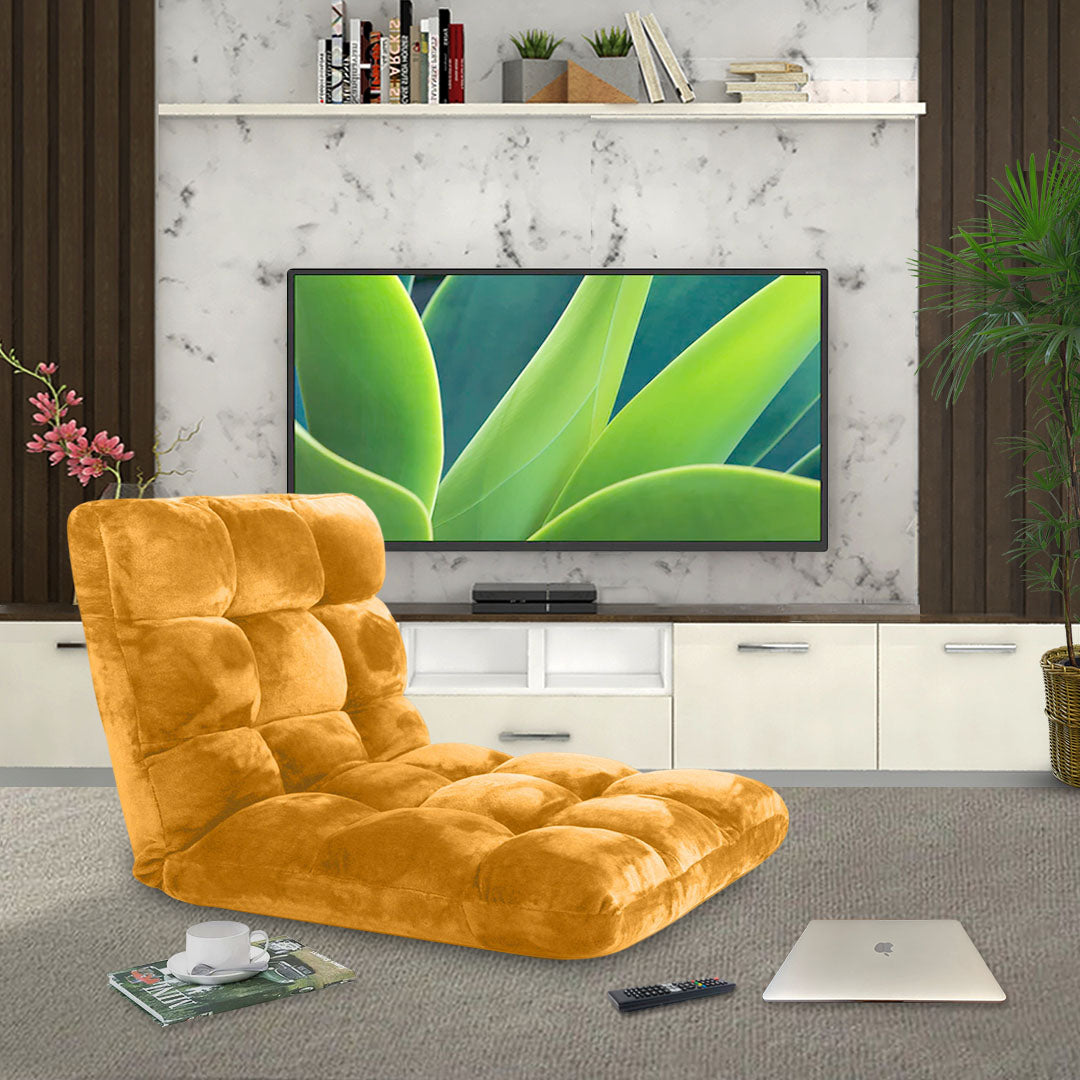 Recliner Lounge Sofa Cushion Apricot
