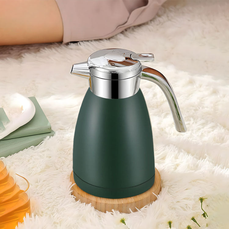 1.8L Stainless Steel Water Bottle Green