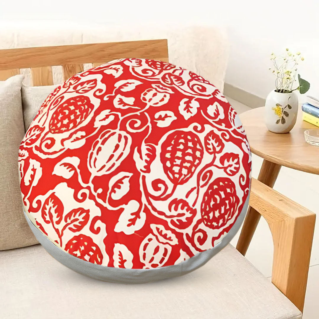 45cm Red Premium Polyester Cotton Cushion with EPP Particle
