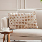 SOGA 35cm Embroidered Geometric Throw Pillow