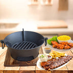 Medium Cast Iron Round Stove Charcoal Table Net Grill