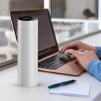 500ML Smart Thermometer Bottle Vacuum Flask  White
