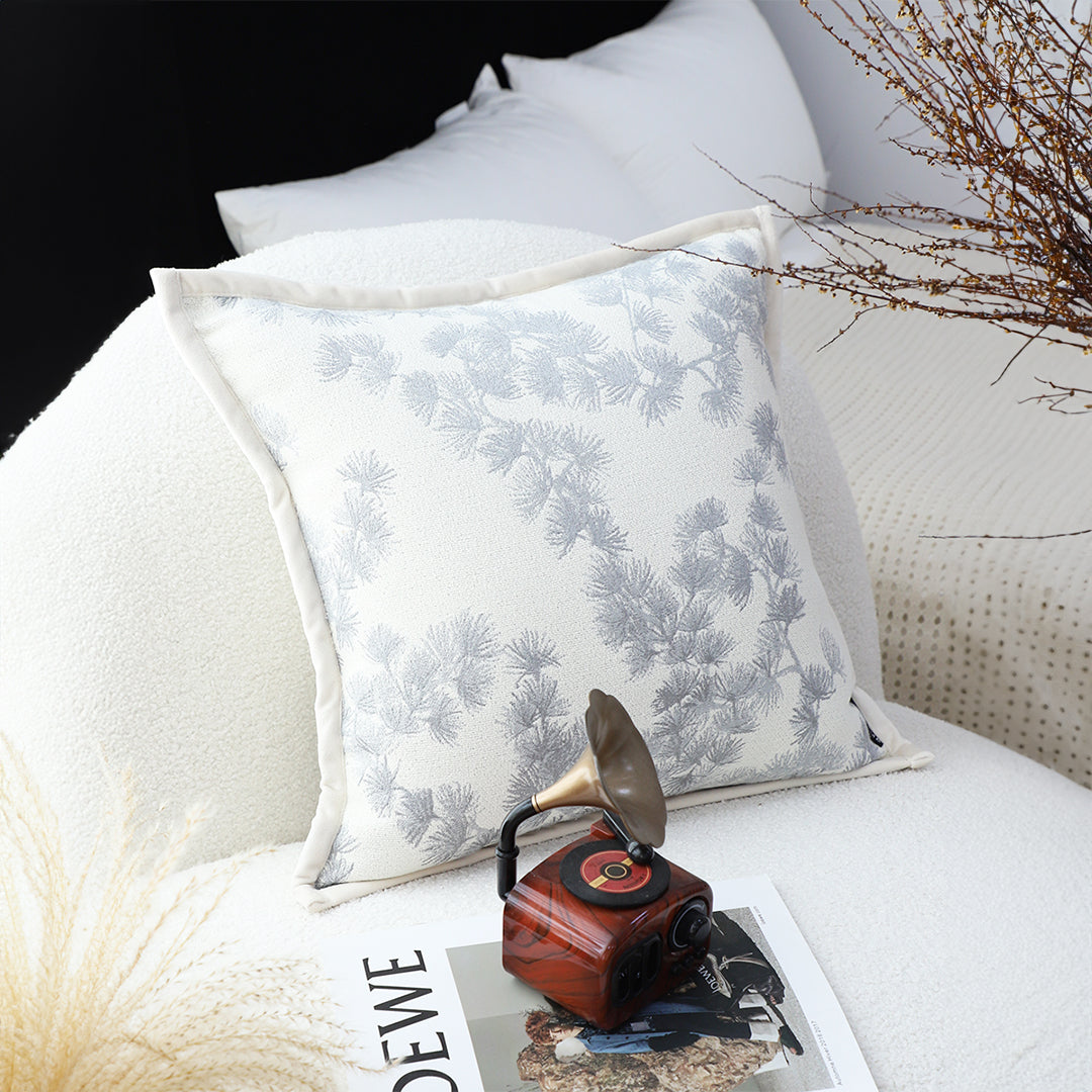45cm Throw Pillow Cream White