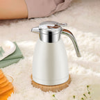 1.8L Stainless Steel Water Bottle White
