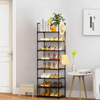 8 Tier Shoe Storage Shelf with Handle