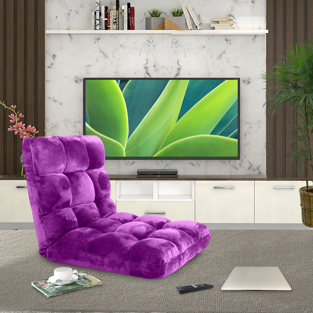 Recliner Lounge Sofa Cushion Purple