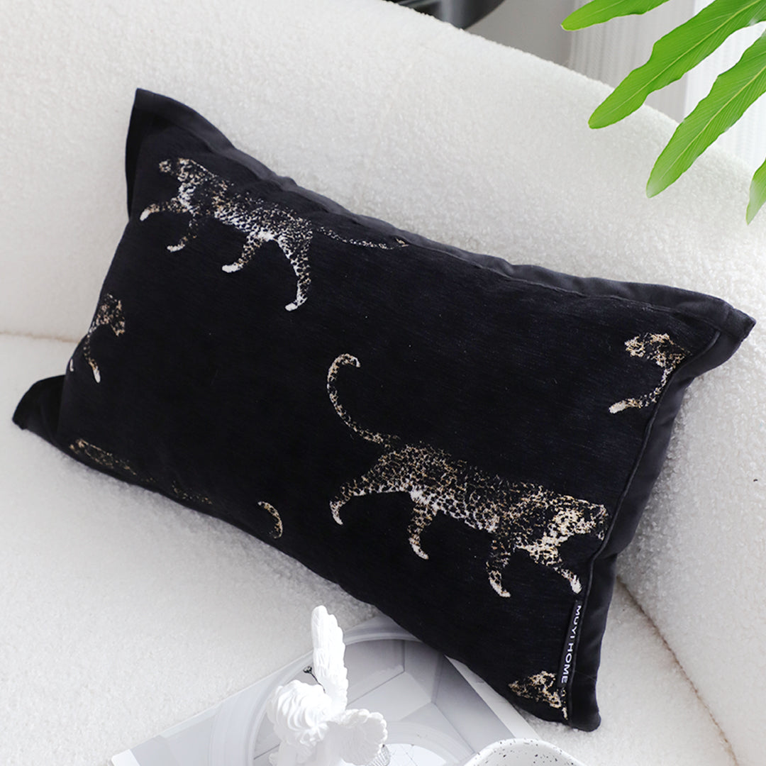 35cm Black Throw Pillow Elegant Decorative Cushion