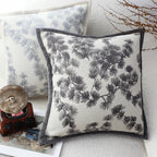 45cm Throw Pillow Black and White
