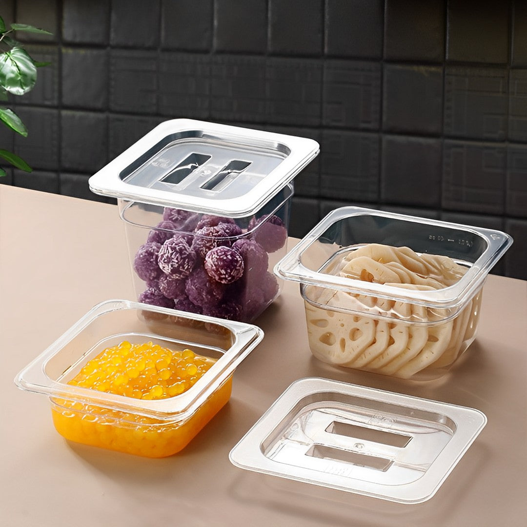 Clear Gastronorm 1/6 GN Lid Food Cover