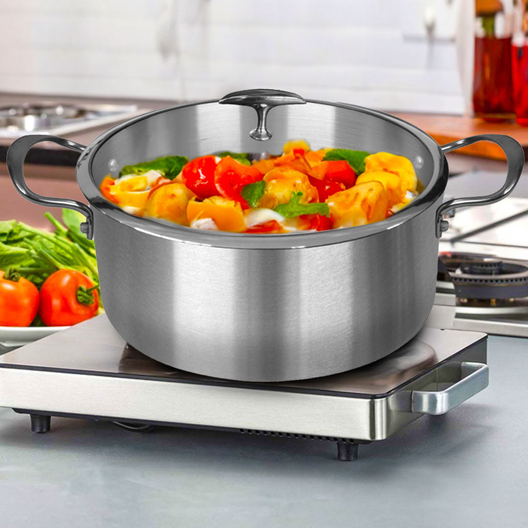 30cm Stainless Steel Casserole