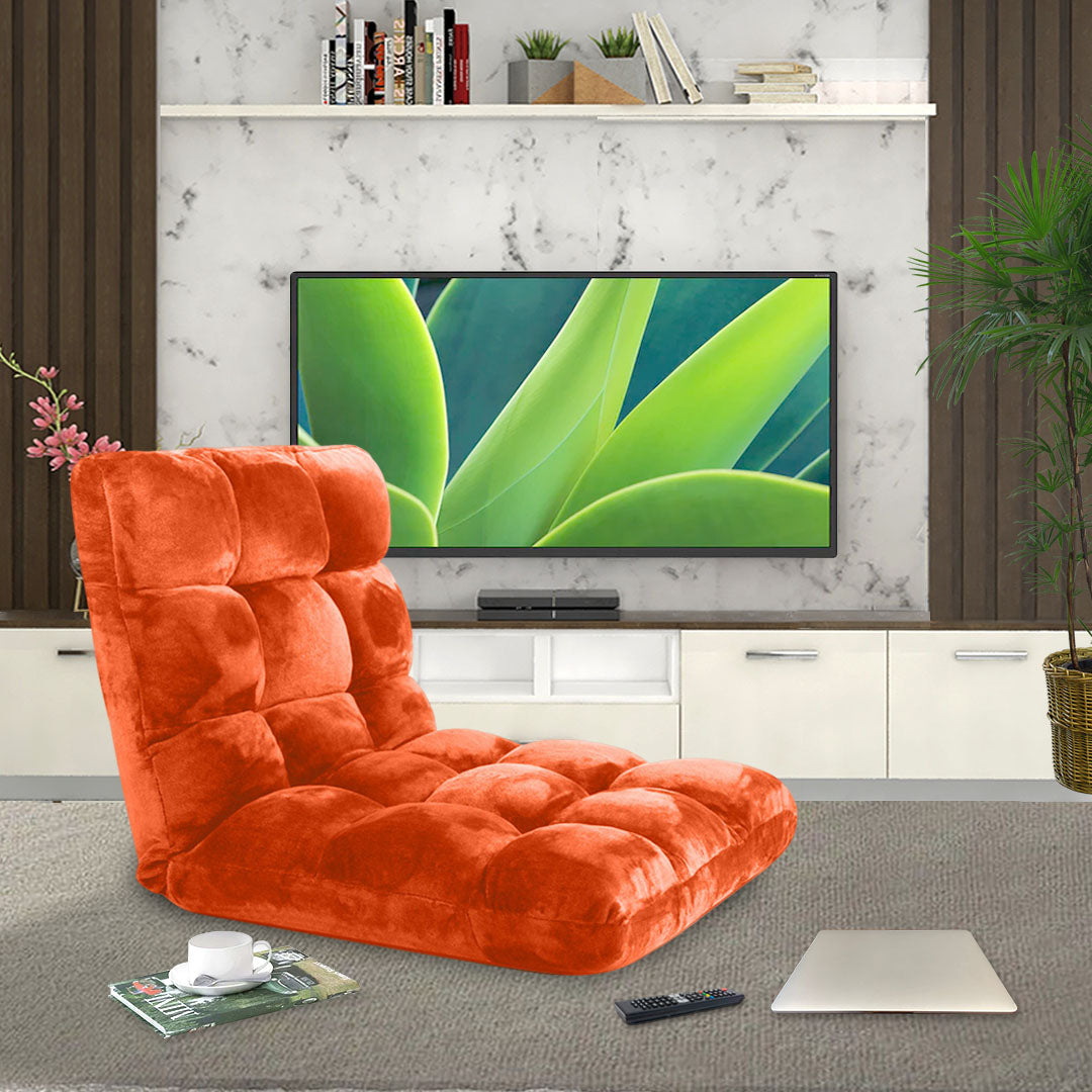 Recliner Lounge Sofa Cushion Orange