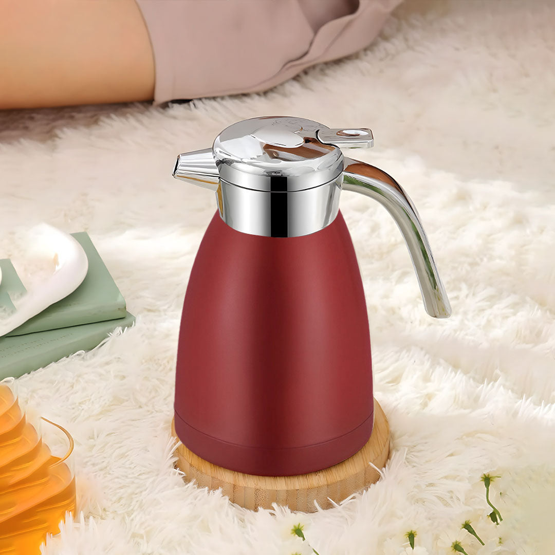 2.2L Stainless Steel Water Bottle Red