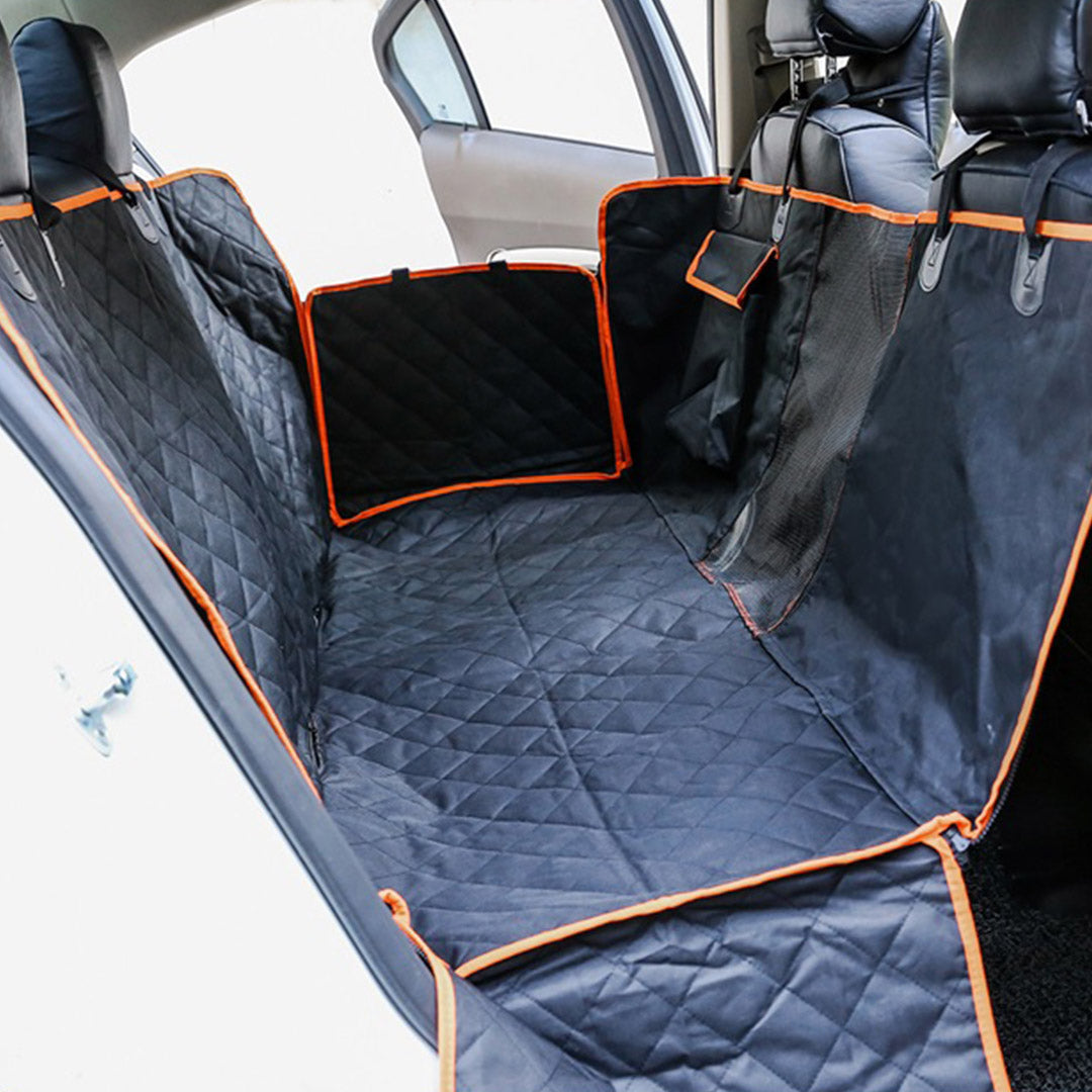 Pet Car Cover Back Seat Protector Black