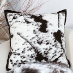 50cm Throw Pillow  Black and White Leopard Thick Premium Polyester Fiber