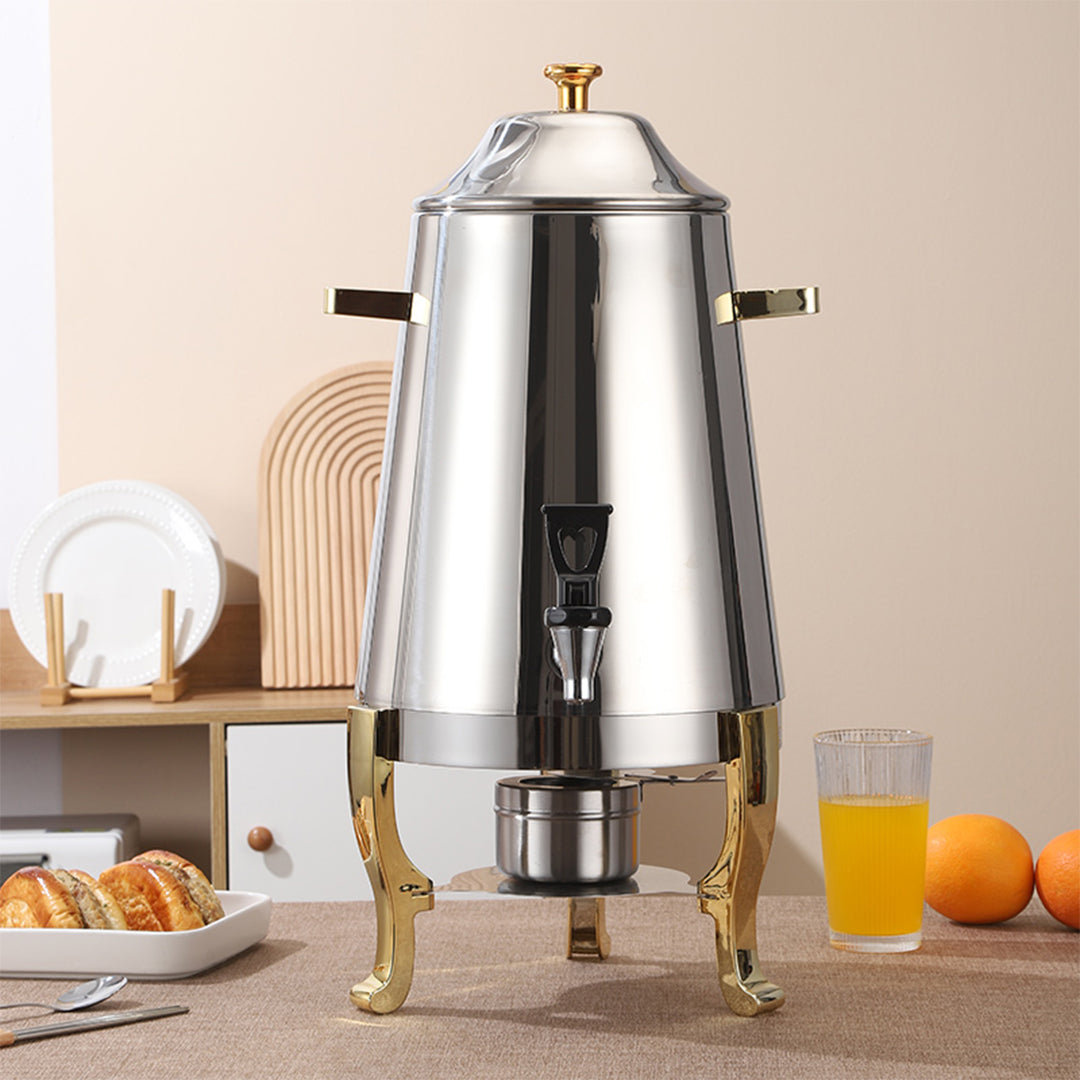 Stainless Steel Dispenser Beverage Juicer Container Jug with Side Handles