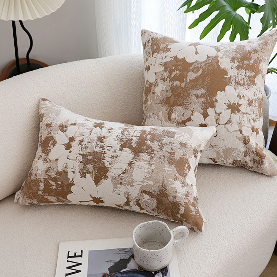 SOGA 35cm Rustic Weathered Lumbar Throw Pillows