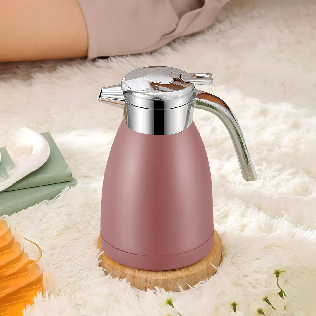 1.2L Stainless Steel Water Bottle Pink