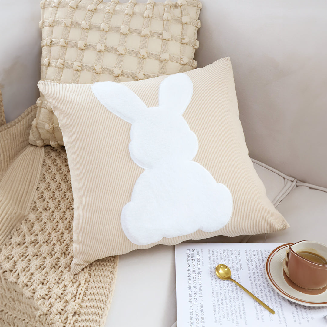 45cm Throw Pillow Light Tan Square Cushion